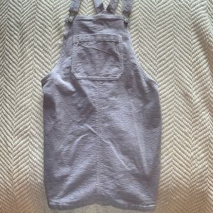 Lavender corduroy overall dress from target